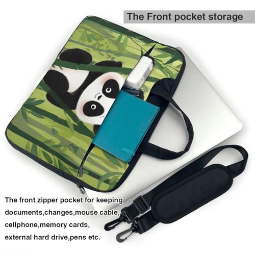 Bolsa para portátil impermeable Panda Forest 14" miniatura 5