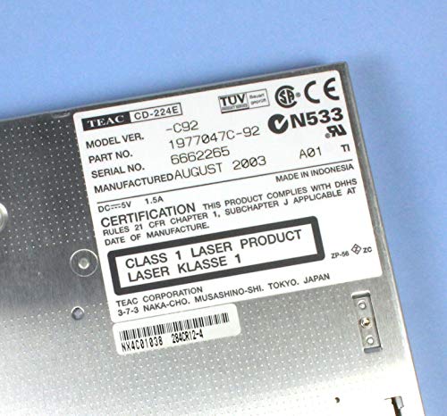 (LY #49) CD-224E CD-ROM Drive IDE OEM; Compatible with TEAC and Toshiba
