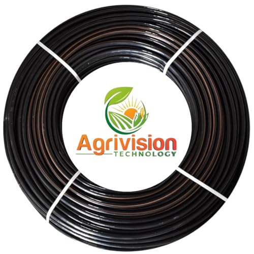 Image of AgriVision 16mm Drip Irrigation Pipe - Lengt 100 Meter Mainline /Lateral Hose for Garden & Farm Watering Systems