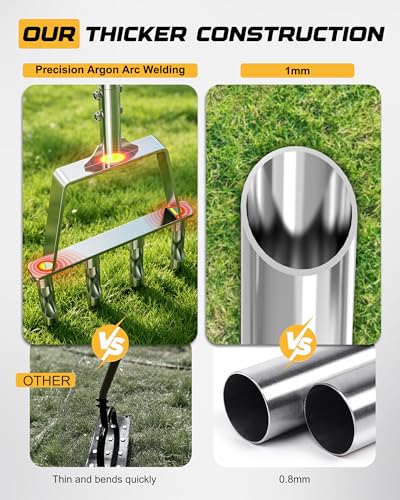 Herramienta manual para airear césped RETRUE miniatura 4
