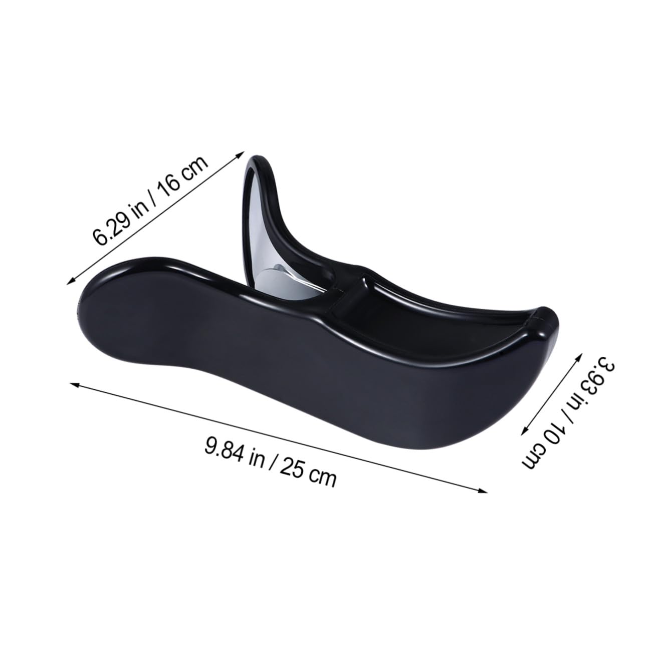 GANAZONO Entrenador de Glúteos Ergonómico Negro, Ejercitador de Músculos Cadera, Material Duradero, Ligero para Entrenamiento en Casa y Fortalecimiento Muscular