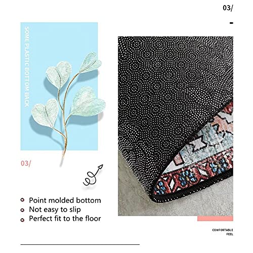 RUGMRZ Tapijt Woonkamer 120x180cm Vloertapijten Rechthoekig tapijt met groene bladprint en koffie decoratie Baby Vloerkleed Slaapkamer Mat - Afbeelding 5