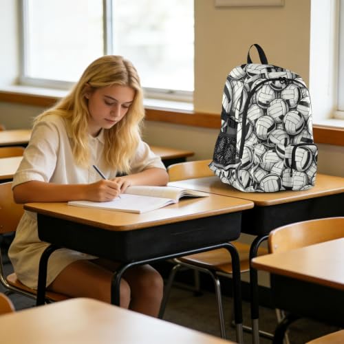 Mochila de equipaje grande de voleibol para organizar portátil y material 6