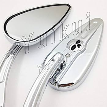 Amazon | YUIKUI RACING バイク 汎用 ミラー オートバイ アルミ ミラー