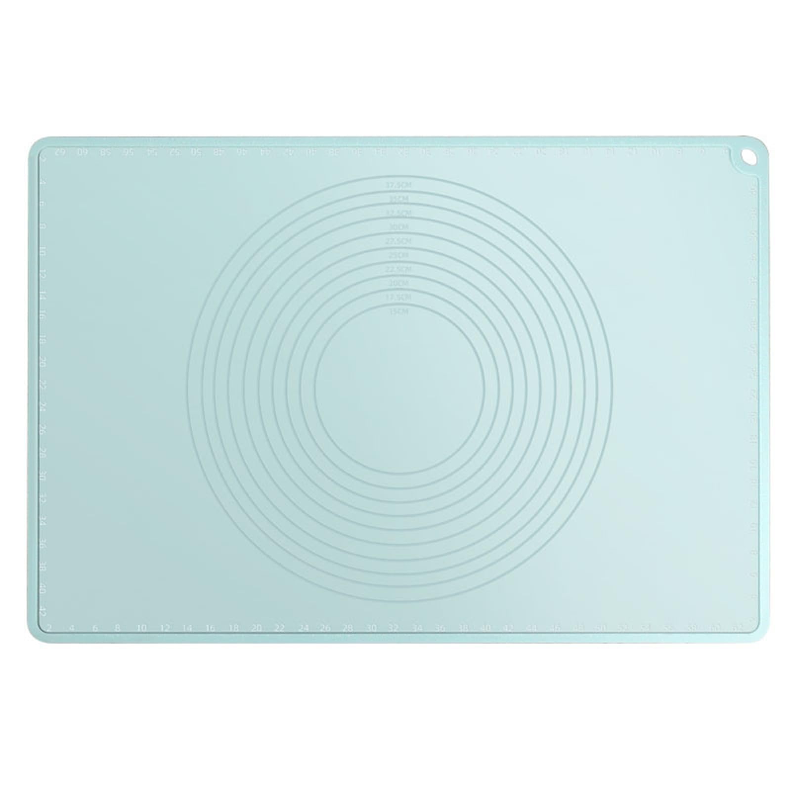 Tappetino da Forno da Cucina Tappetino for impastare in silicone con bordo impermeabile da 4 mm per Qualsiasi Luogo(60x100cm)