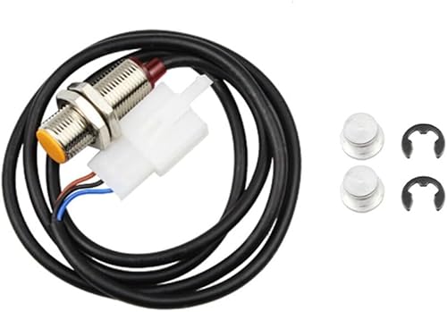 Miniatura 7 de Surakey Kit de repuesto para velocímetro de motocicleta, sensor de odómetro digital para motocicleta, cable de velocímetro de motocicleta con 2
