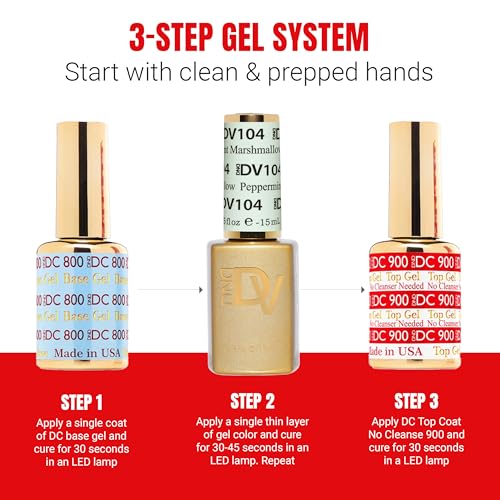 DND Gel Polish Set Coquette Collection Duo esmaltes uñas miniatura 5