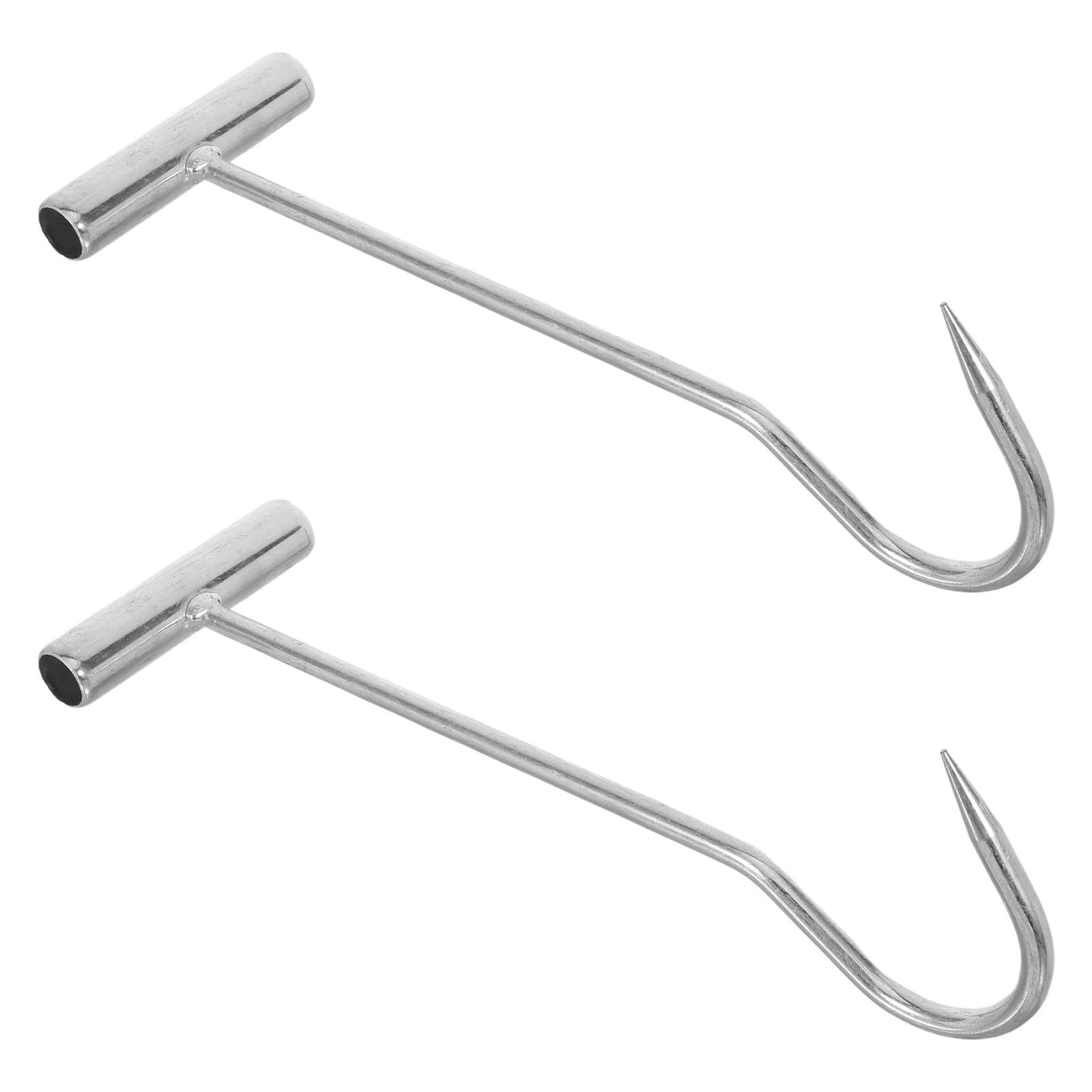 Gancho de pozo y extractor de tapas de alcantarilla de hierro resistente 8