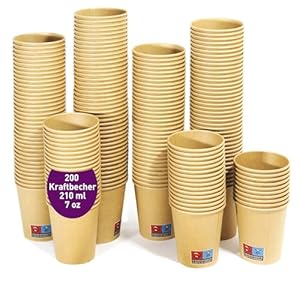 Gobetree 200 Kraftpapierbecher 210 ml