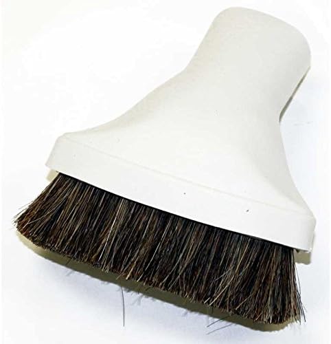 DUST BRUSH, LIGHT GRAY OVAL HORSE HAIR