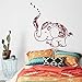 Vinyl Wandtattoo Elefant Feder Meditation Yogastudio Mandala Zen Wandaufkleber Wandsticker Wanddekoration Fototapete Dekoration für Wohnzimmer, Schlafzimmer S93