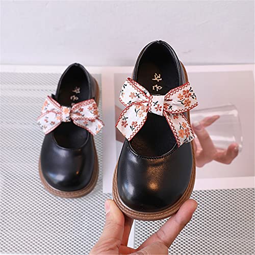 sfdgfhyf Baby Round Toe Sneakers Girls Dress Shoes Cute Satin Ankle Tie Flower Girls Wedding Sparkly Birthday Party Bow3