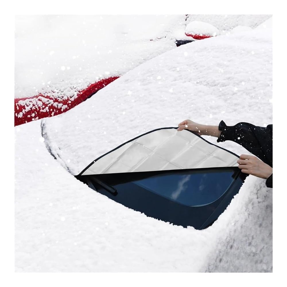 Couverture Pare-Brise Voiture Couverture Universelle De Pare-soleil Pare-brise De Voiture Couverture De Neige De Pare-brise Avant Accessoires Automobiles Pour Ford Pour Focus Bache Pare-Brise