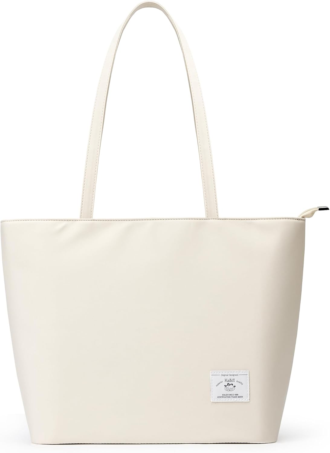 KALIDI Tote Bag Zipper 15 inches Laptop Bag for Women Large Waterproof Shoulder Casual Handbags Purse Work Travel