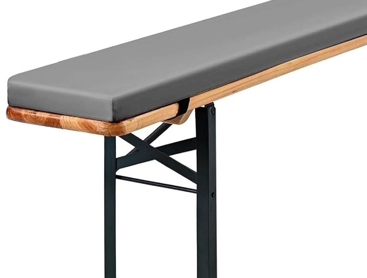 Rechtecki ge 120 x 40 x 3 cm, Hochdichter Schaumstoff Kissen für Stühle, Rutschfest, Waschbarer Bezug, ideale per terrazza, esszimmer, divano, interni e außenbereich