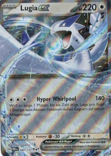 MZTCG - Lugia EX PRE 082 - Prismatische Entwicklungen - Sammelkarte - Deutsch - Holografisch - mit MZTCG Versandschutz