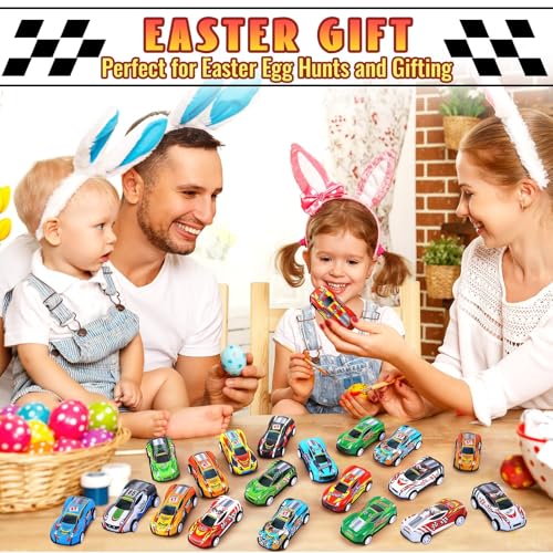DERTE 280 Piezas Coches de Juguete Pull Back para Niños miniatura 5