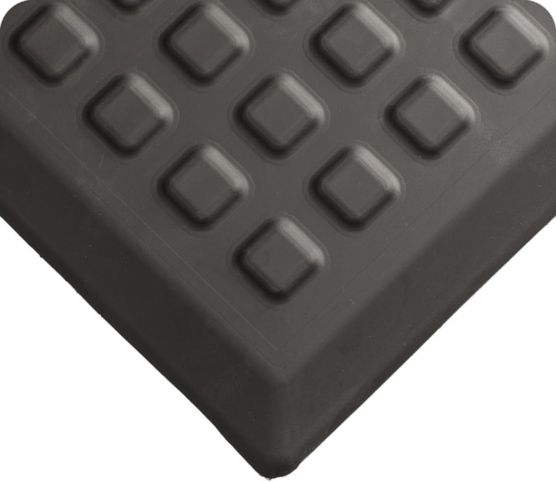 Wearwell Rejuvenator Squared Workstation Anti-Fatigue-Mat - Black. 2' W x 3' L x 5/8" Thickness. Polyurethane. for Dry Industrial Areas (502.58x2x3BK)