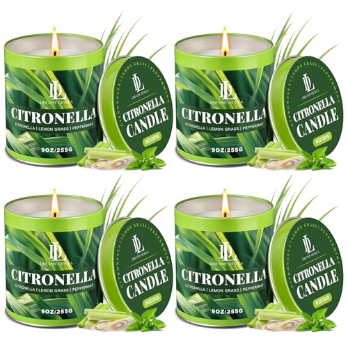 Sicilian Lemon Candles, 7oz Sicilian Lemon Scented Candle, Natural Soy Candles for Home Scented, Long Lasting with 50 Hour Burn Time, Gifts for Men Women