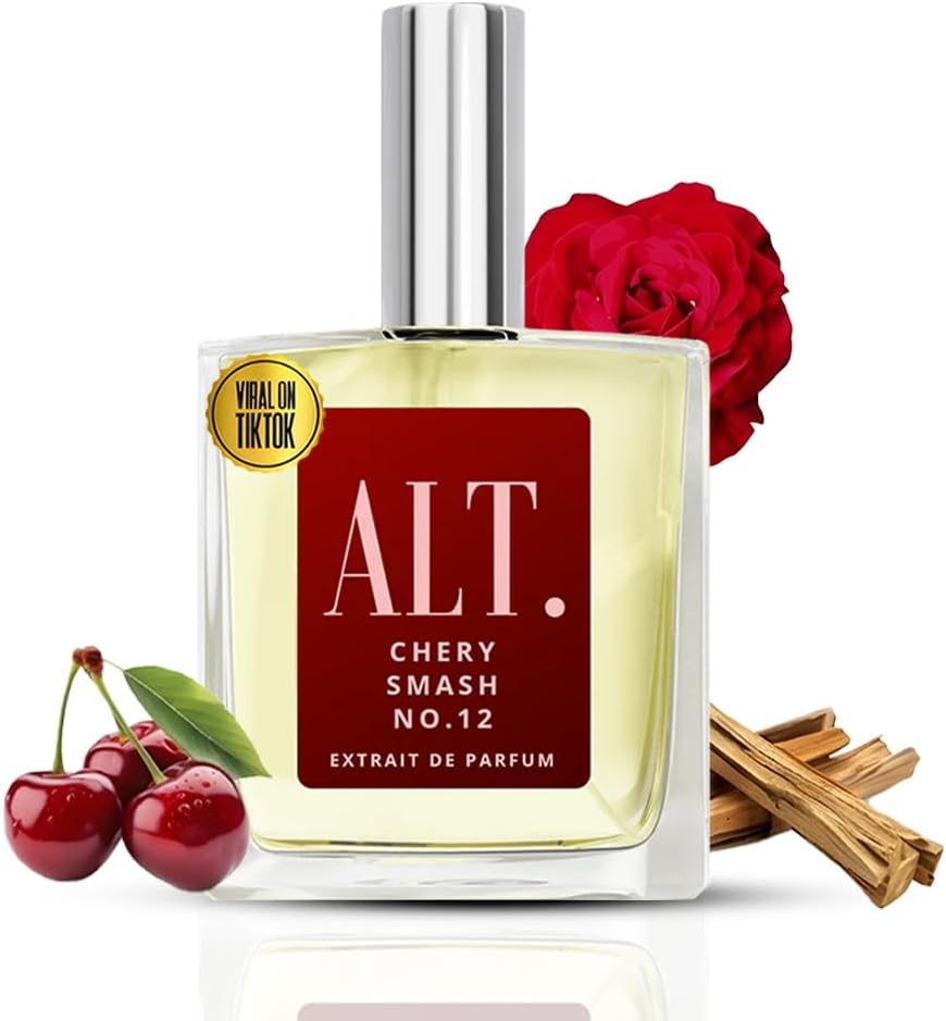 ALT. FRAGRANCES Cherry Smash No. 12, Inspired by Lost Cherry Perfume for Women & Men, Unisex Perfume, Extrait de Parfum, Long Lasting Scent, 100ml