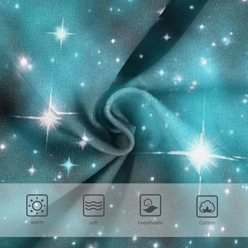 Toddler Underwear Custom 2t Cotton Panties Little Girl Flower Briefs Kids Undies Star Galaxy Glowing Stars Blue3