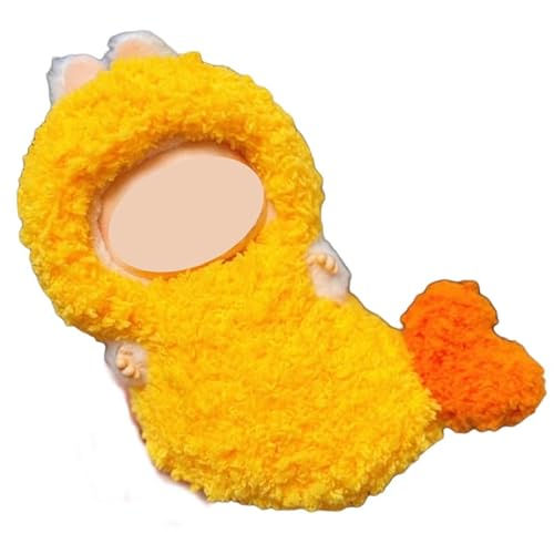 Image of Fit Labubu Cute Shrimp Tempura Doll Outfit (No Doll) Japanese Food-Inspired Clothing for Collectors and Display Enthusiasts, Unique and Stylish Fashion