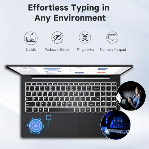 NIMO Laptop 15.6" IPS FHD Core i3-1215U 16GB RAM 512GB SSD miniatura 5
