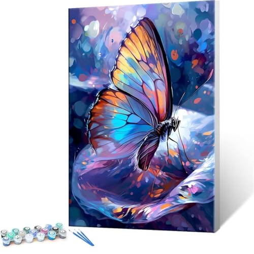 DIY G J[  Paint by Numbers hG Lbg l ʂ肦 q̗phGLoXNtg LoXA[g uVƃANG̋, CeA rO, ւ̃Mtg 70x90cm (t[