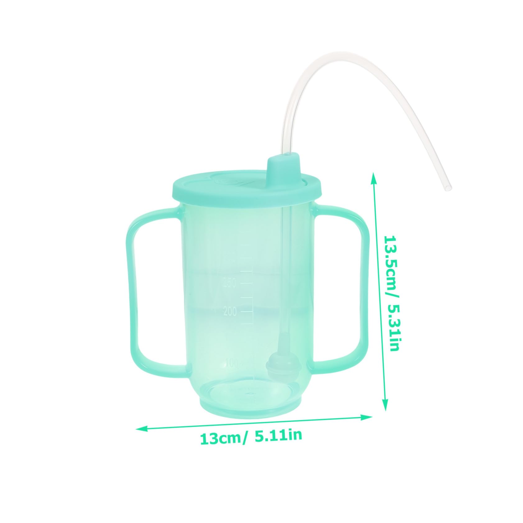 Healeved Senior Water Cup Nursing Cup for Elderly Proof Spill Proof Scale for Disabled Comfortable to Hold