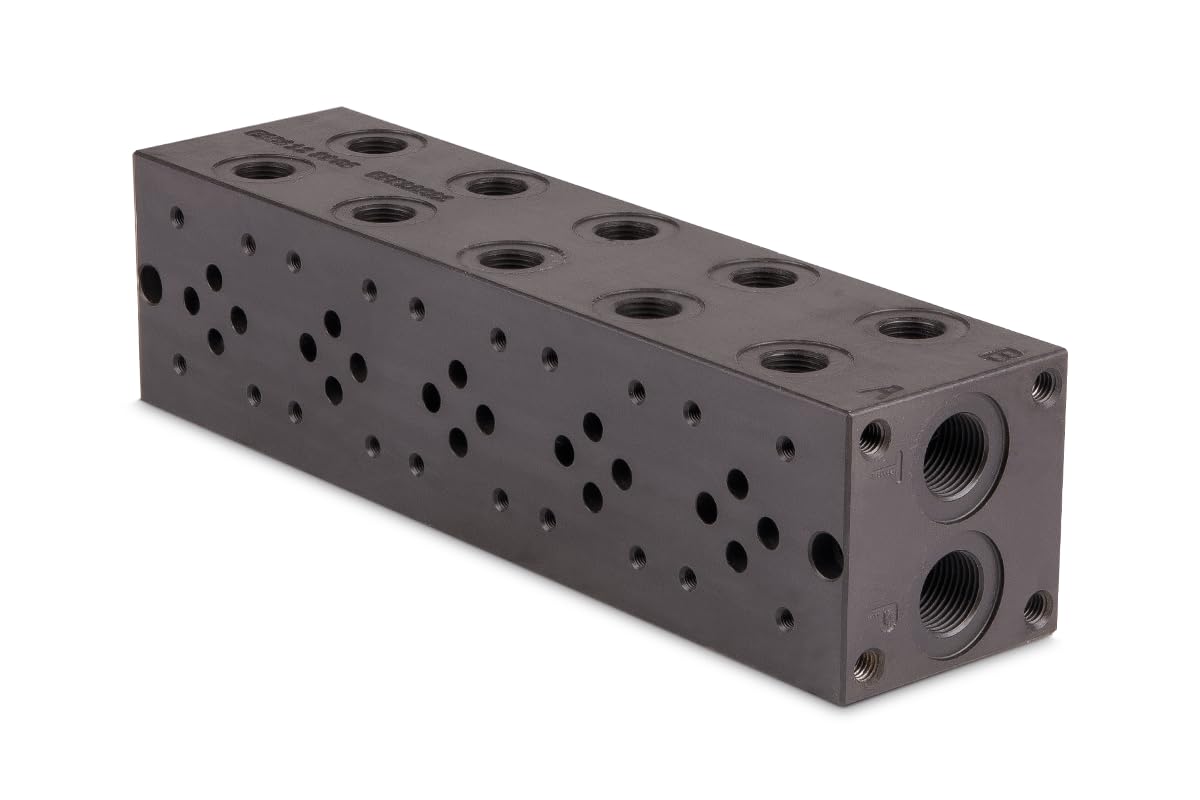 Hydraulik Ventilblock ES 06-12-38-05 (A,B z boku P,T z przodu) | Hydraulik-Anschlussblock
