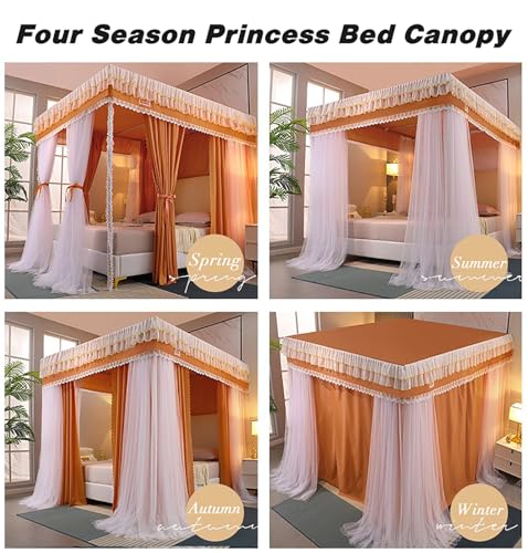Dosel de princesa para cama Super King que elimina espacios vacíos 3