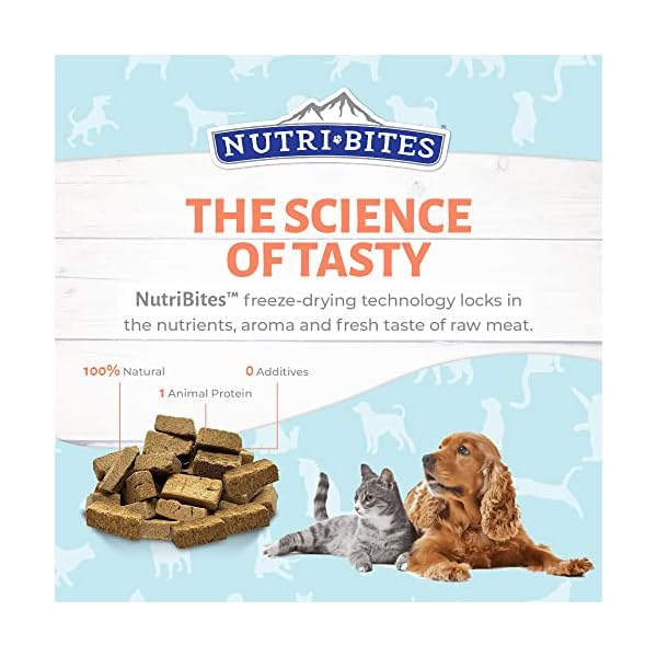 Nutri Bites Freeze Dried Liver Treats for Dogs & Cats HighProtein