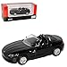 B-M-W Z4 E89 Cabrio Schwarz 2009-2016 1/43 Rastar Modell Auto mit individiuellem Wunschkennzeichen