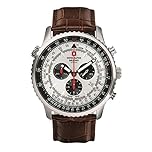 Montre pour homme Swiss Alpine Military by Grovana 7078.9, analogique, mouvement à quartz, cuir