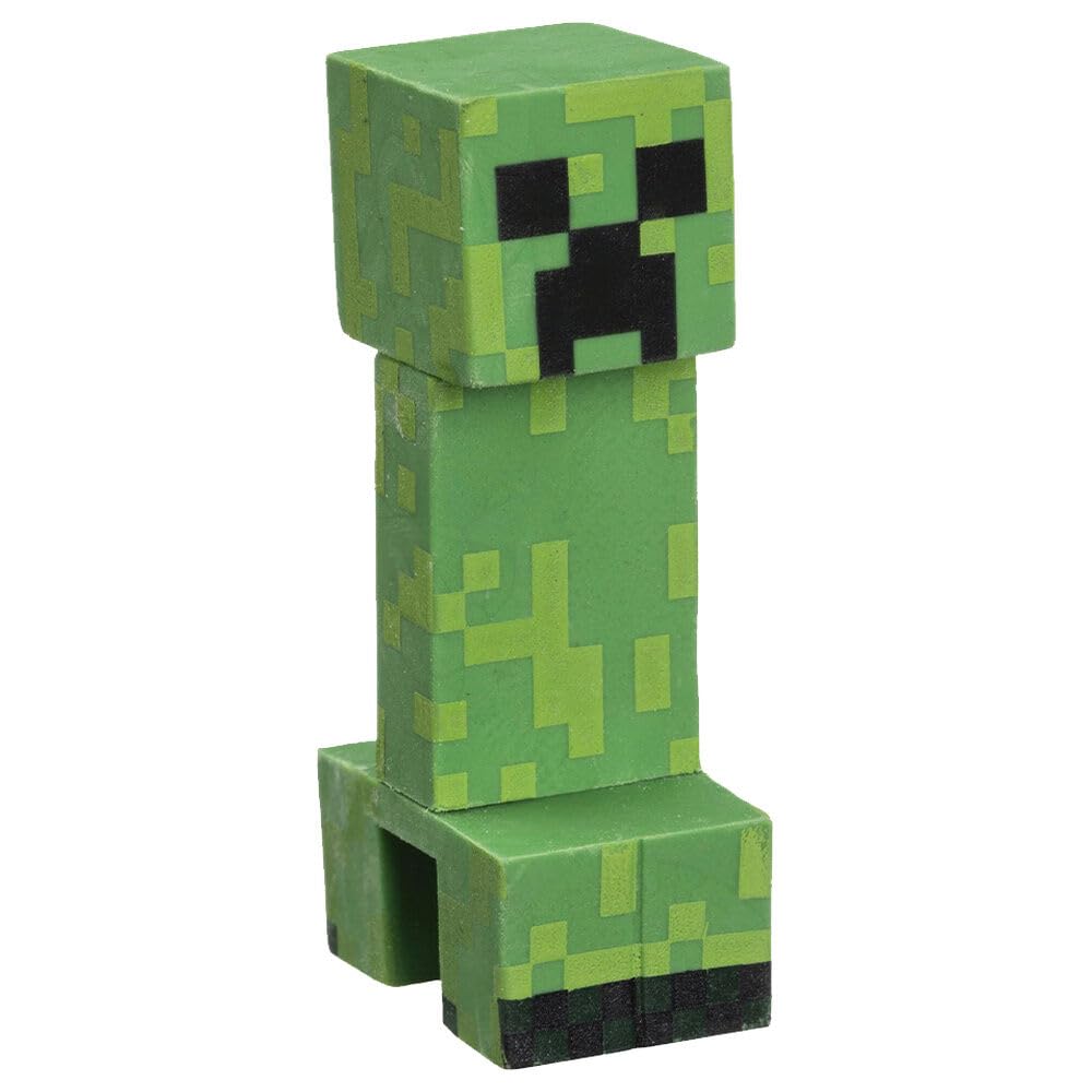 Kids Licensing - Minecraft 3D Eraser for Kids, Fun School Eraser, Original School Supplies, Children's Stationery