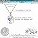 EVEVIC Color Changing Cubic Austrian Crystal Pendant Necklaces for Women 14K Gold Plated Hypoallergenic Jewelry (Aurora Borealis)