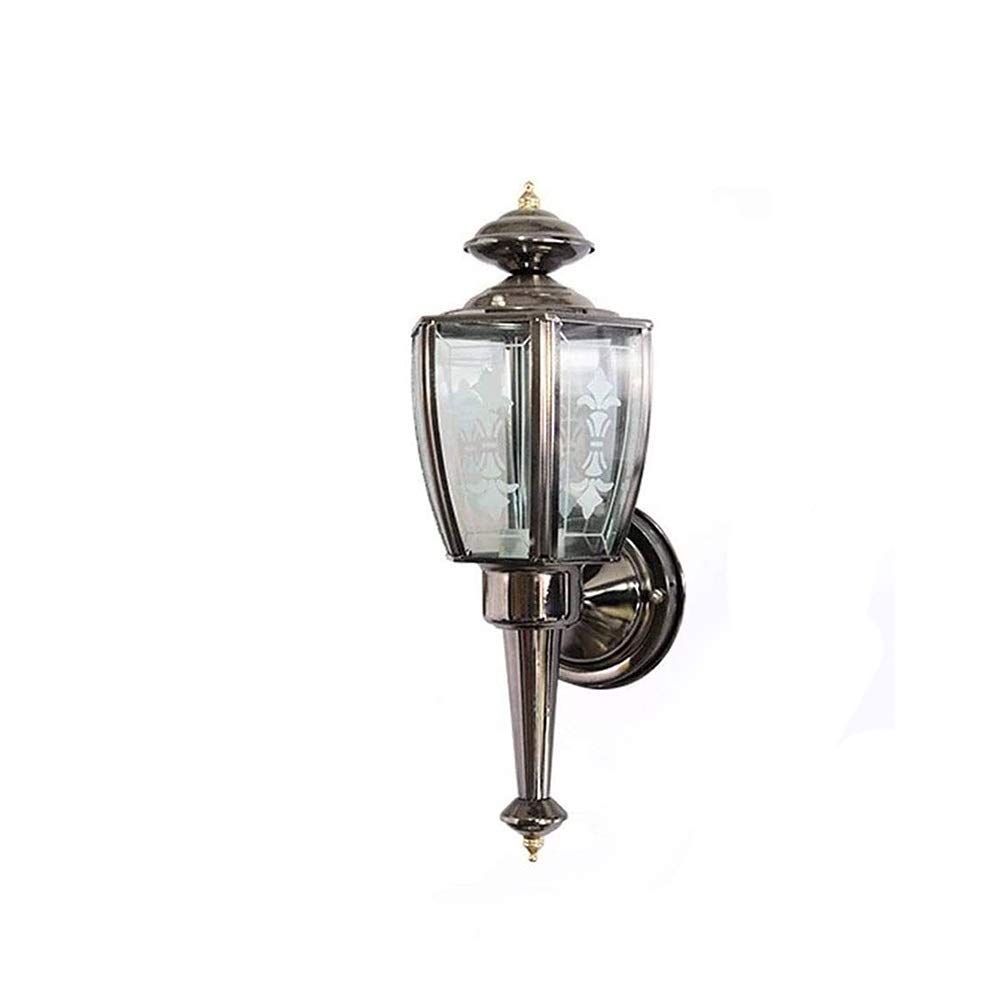 Lampe murale extérieure étanche en verre pour escalier et étalage