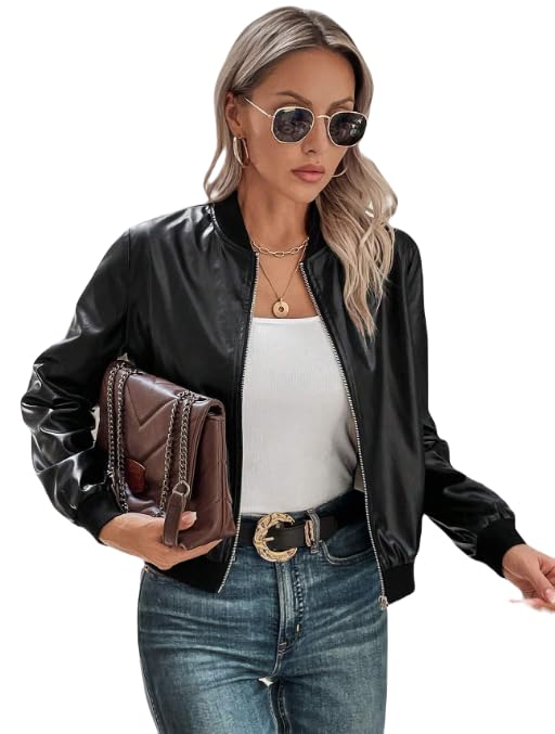 Crop Jacket,Classic Leather Jacket,Ladies' Slim Fit Leather Jacket,Women's Genuine Leather Jacket,Crop Leather Jacket with Pockets, Crop Leather Jacket For Women,Jacket08.-picture-20