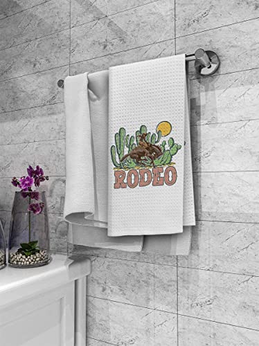 Dibor Retro Western Country Music Cowboy Take Me Away Kitchen Towels Dish Towels Dishcloth,Retro Western Absorbent Drying Cloth Hand Towel Tea Towel For Bathroom Kitchen,Country Music Lover Gifts #TOP2