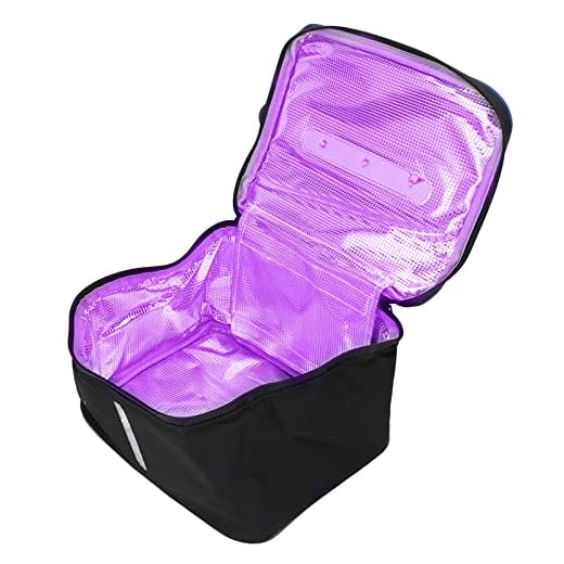 Caja Esterilizadora de Luz UV, Bolsa de Limpieza Grande con Luz LED Portátil para Biberón, Juguetes para Teléfono, Llaves, Artículos para Bebés