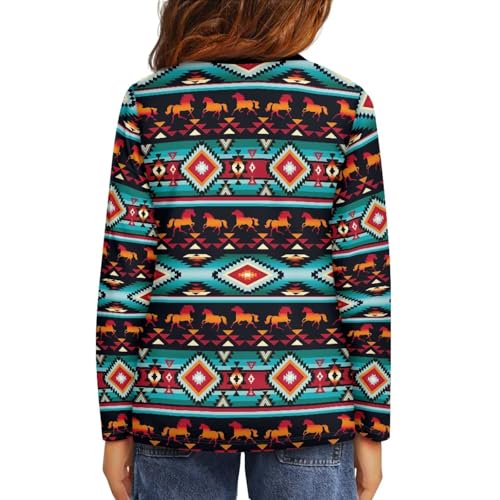 Image of Uourmeti Long Sleeve Tops for Boys Graphic T Shirts Teen Girls Active Pullover Tees