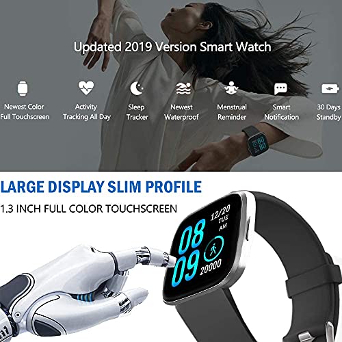 ایگرد | قیمت و خرید MorePro Smart Watch 10 Sport Modes IP69 Waterproof  Fitness Tracker with Heart Rate Blood Pressure Monitor,Sleep Tracking  Fitness Watch with Android iOS Calorie Step Counter Touch Screen
