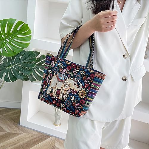 Thai Shoulder Bag, Knitted Bag, Handbag, Crossbody Bag, Women's Shoulder Bag, Woven Bag, Shopping Bag3