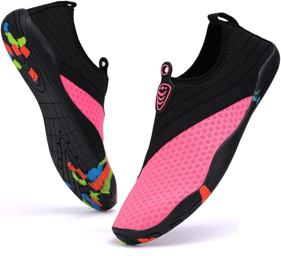 Vsufim Quick-Dry Water Sports Barefoot Shoes Aqua Socks for Swim Beach Pool Surf Yoga for Women Men