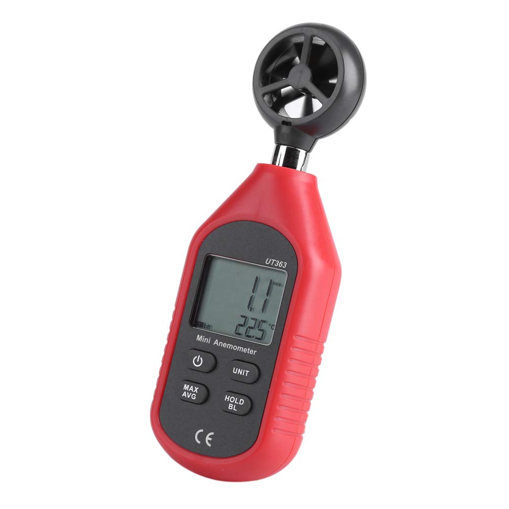 Cryfokt UT363 Anemómetro Digital de Alta Precisión Medidor de Velocidad del