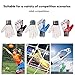 Csnbfiop Soccer Goalie Gloves Goalkeeper Gloves with Wrist Protections Strong Grip Goalkeeper Gloves for Youth Adults