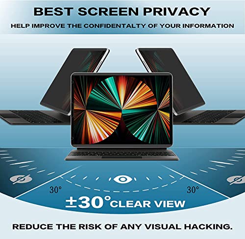 Image of Magnetic iPad Mini 6 Privacy Screen Protector 8.3 inch 2021, FILMEXT Removable & Reusable Anti Glare Anti Blue Light Spy Filter, Anti Scratch Screen Protector for iPad Mini 6th Generation [Landscape | Anti Glare Anti Blue Light Spy Anti Scratch Screen Filter for iPad Mini 6th Generation [Landscape Privacy]