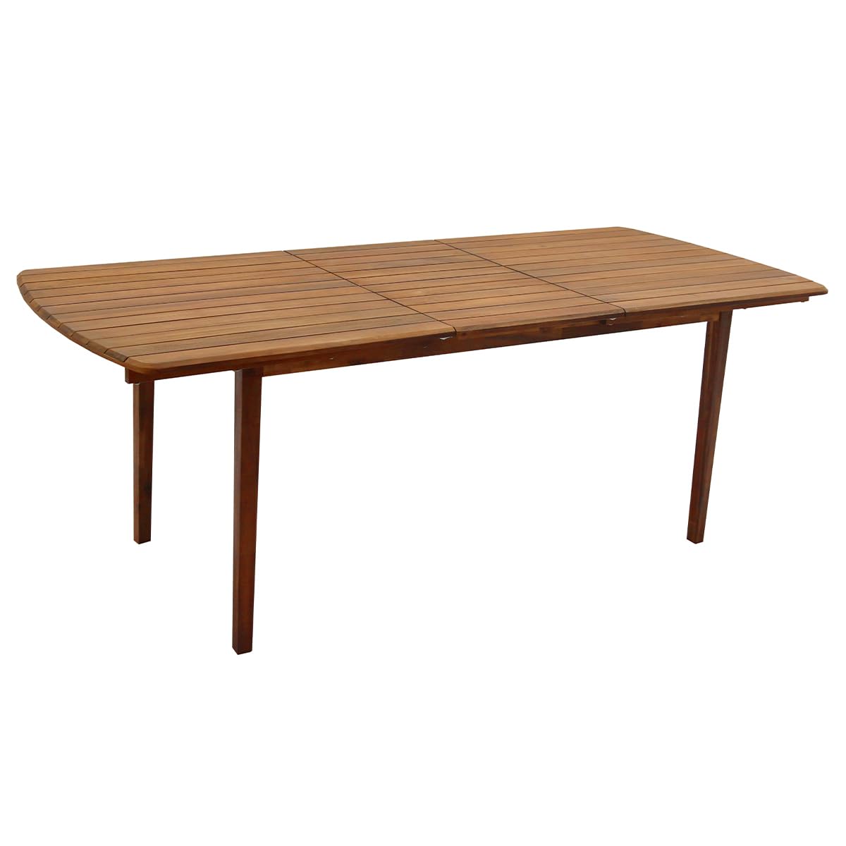 Miliboo Tavolo da giardino allungabile rettangolare in legno massiccio L160-210 cm CANOPEE