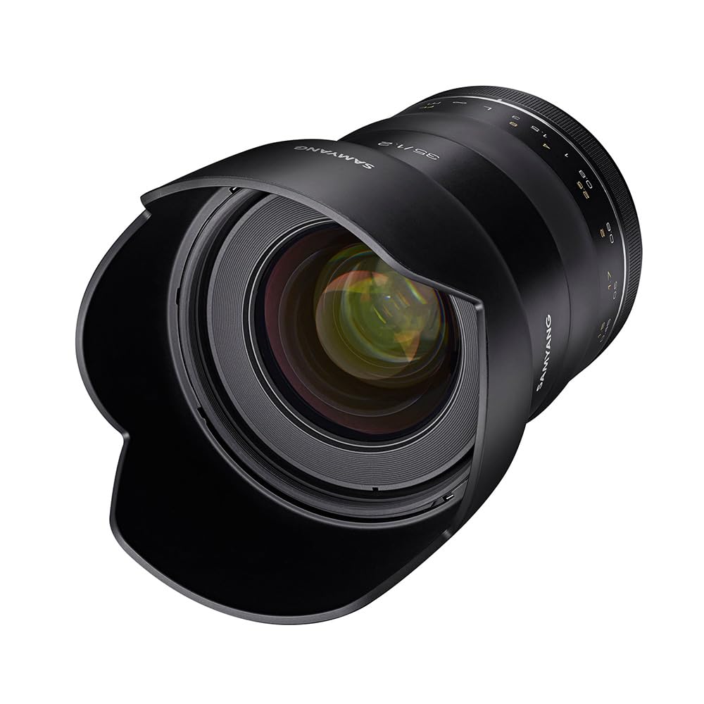 SAMYANG XP 35mm F1.2 EFレンズ　未使用の保護フィルター付き Amazon.com : Samyang XP 35mm F1.2 High Speed Wide Angle Lens