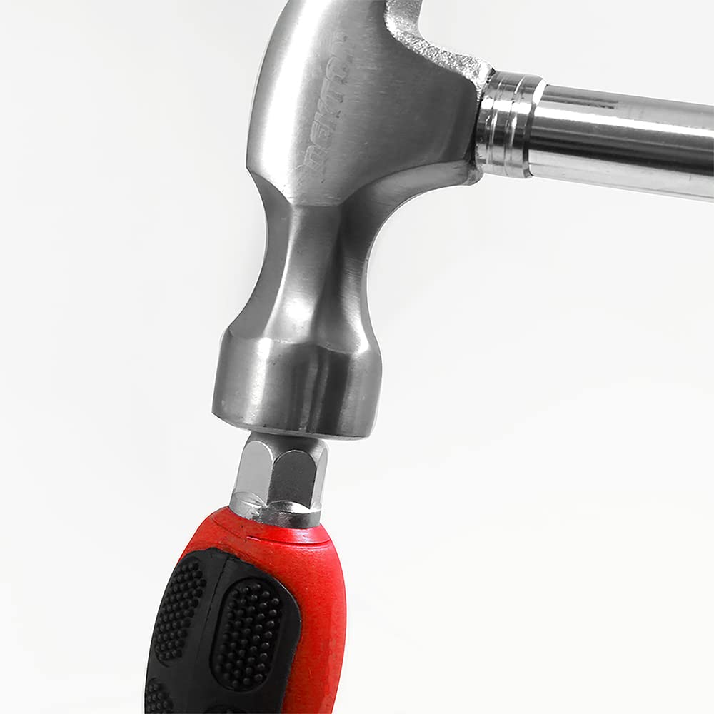DEKTON DT65219 Bolster Head Pozi Screwdriver, Black/Red, 10 x 10 x 3 cm - Image 4